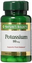 Nature's Bounty Potassiumグルコネート99mg、100カプレット