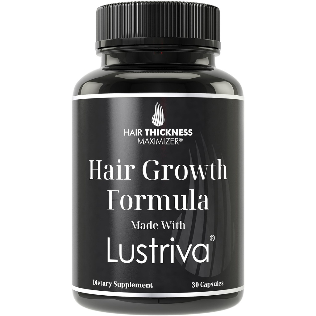 Lustrivaの毛の成長の補足 - 毛の成長および皮のための二重盲目の調査で臨床的に証明される。女性および人両方のために。最高の結果のためのBiotin 10000mcgによって高められる