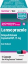HealthCareAisleのLansoprazole 15のmg - 14の遅れたReleaseのカプセル-酸の減力剤、御馳走頻繁な心燃剤