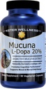 Mucuna Pruriens L-Dopa – 20% L Dopa Velvet Bean Extract, Dopamine Moodサポートサプリメント, スーパーフォーカスのための自然な脳の健康ブースター, エネルギー, ピーク性能, 90 カプセル