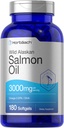 Horbäach Wild Alaskan Salmon Fish Oil | 180 Softgel Capsules | Gluten Free, Non-GMO | High Potency | Excellent Source of Omega-3 Fatty Acids EPA and DHA