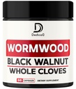 12in1 Wormwoodカプセルブラックウォールナットクローブ、ジンジャー、ターメリッククルクミン&ブラックペッパー - 免疫システム - 60カプセル