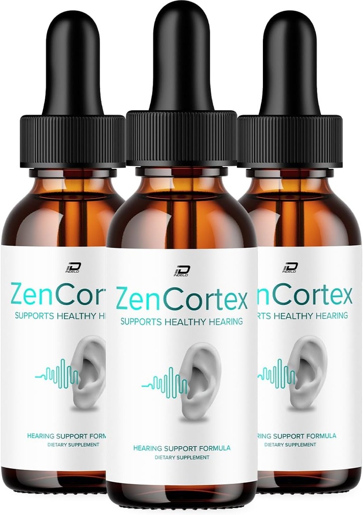 ZenCortex Tinnitus Ear Drops - ZenCortex 24, ZenCortex Liquid Drops, ZenCortexのレビュー, ZenCortex 耳の救済のためのドロップ (3 パック - 3 ヶ月の供給)