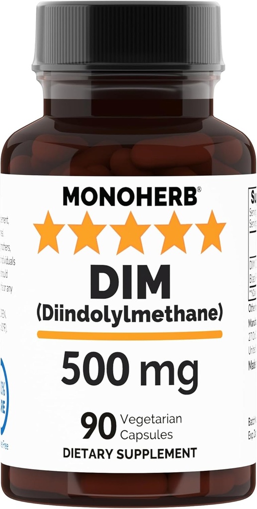MONOHERB DIM Diindolylmethane 500のmg - 90のカプセル