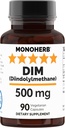 MONOHERB DIM Diindolylmethane 500のmg - 90のカプセル