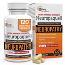 Neuropathy Nerveの痛みサポート、補足、Bのビタミン、Lのアルギニン、フィート、手、つま先、120のカプセル、800mgの不快のためのすべての自然な最高の強さのNeuropaquellのためのプラチナ健康のアルファLipoicの酸