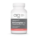 MethylPro Bコンプレックス + L-メチルフォレート5mg - 女性と男性のためのメチル化されたビタミンBコンプレックス、葉酸、ナイアシンおよびビオチン、VIT Bサプリメント - 30ビーガンカプセル
