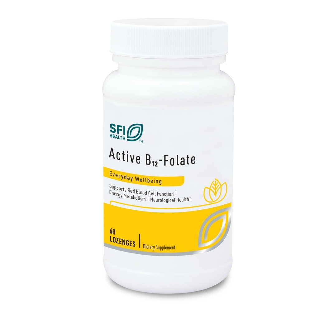 Klaireの実験室SFIの健康の活動的なB12 - Folateの補足-メチルの葉酸塩及びビタミンB12のMethylcobalaminの分解できるロゼンジ-非常に吸収性-サポート健康な気分、エネルギー及び認知(60の計算)