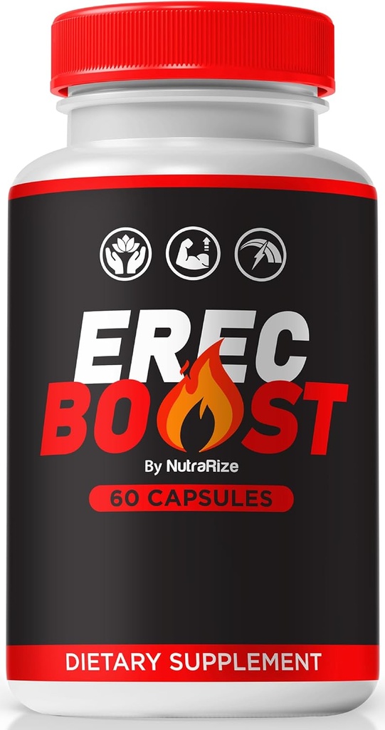 NutraRize ErecBoost、ErecBoost Pills for Men、ErecBoostオリジナル男性カプセル、ErecBoost Pastillas、ErecBoost En Capsulas(60カプセル)