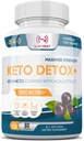 減量のためのデトックスクレンジング - 天然ガット&腸 Cleanse Pills - Psyllium Husk - Keto Detox for Women & Men - 非GMO、NSF認定、米国製 - 60カプセル