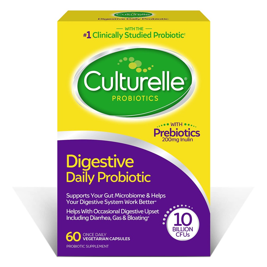 Culturelle毎日プロバイオティック、消化の健康カプセル、60カウント