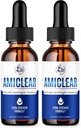 (2パック) Amiclearドロップ - 公式フォーミュラ - AmiclearヘルシーサポートサプリメントAmiクリアアドバンスドドロップ、PillsサプリメントへのAmiclear代替ドロップAmiクリアドロップ新しいフォーミュラ2023(2ボトル)