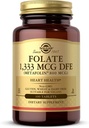 Solgar Folate 1,333 mcg DFE, 100錠 - 800 mcg Bio-Active Metafolin - 心の健康 - Non-GMO, 完全菜食主義者の, グルテンフリー, 乳製品無料, コーシャ - 100サービング