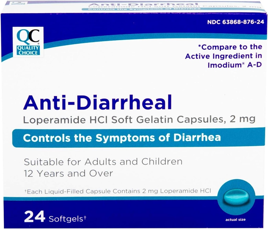 品質 選択 Loperamide 2mgの反Diarrheal 24の計算Softgel