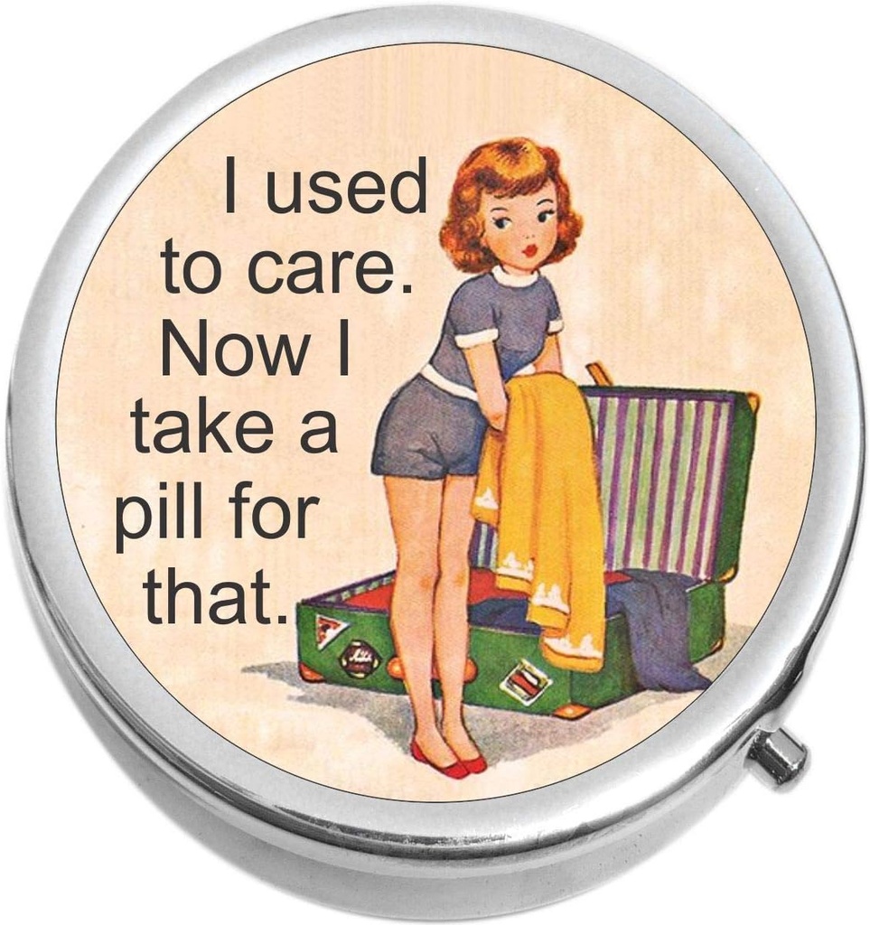 私は薬のビタミンの密集した丸薬箱を心配するのに使用しました