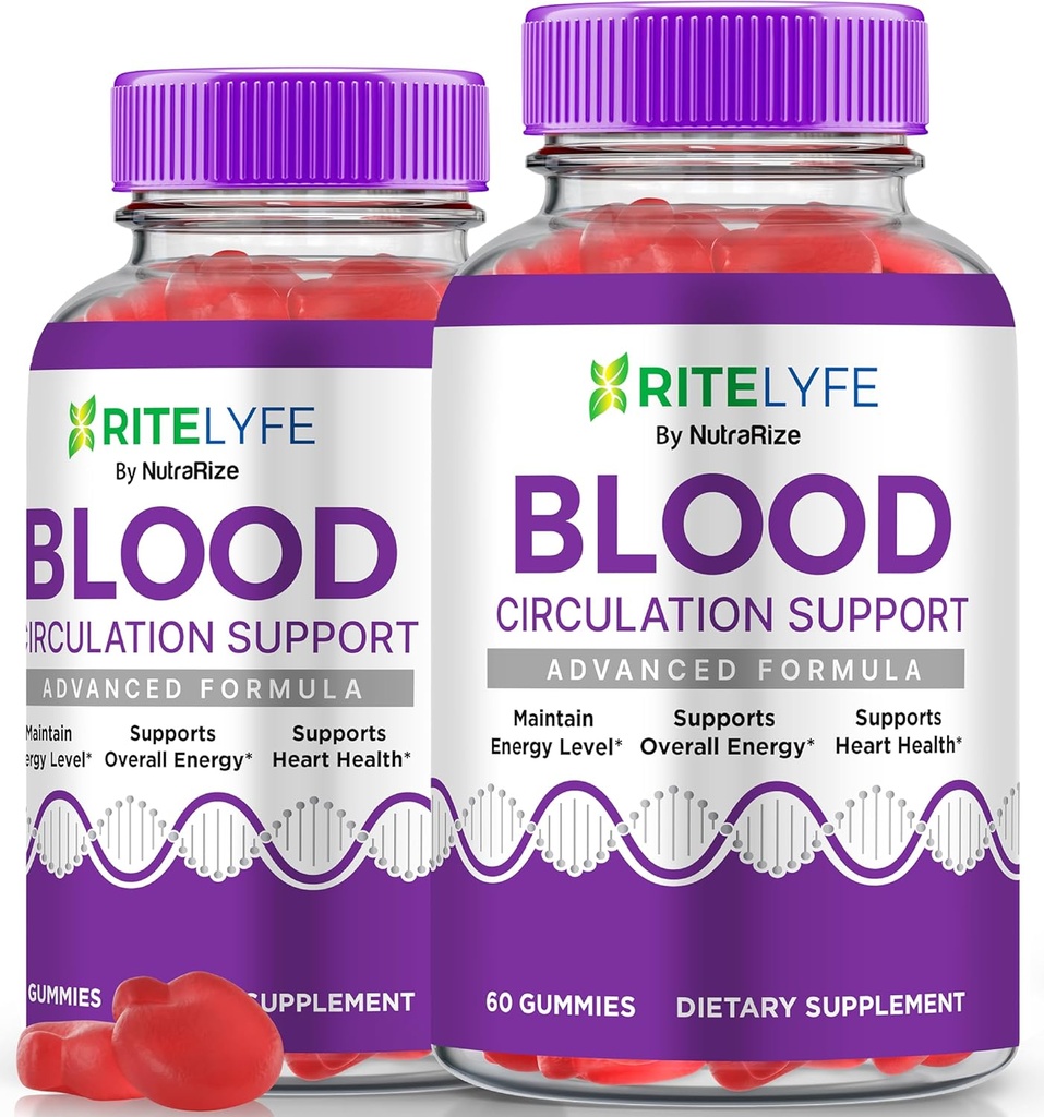 NutraRize (Pack of 2 RiteLyfe Gummies, All Natural Stabilizer to Maintain Stable Healthy Levels and Overall Wellness, Premium Formula RiteLyfe Gomitas Review (120 Gummies)