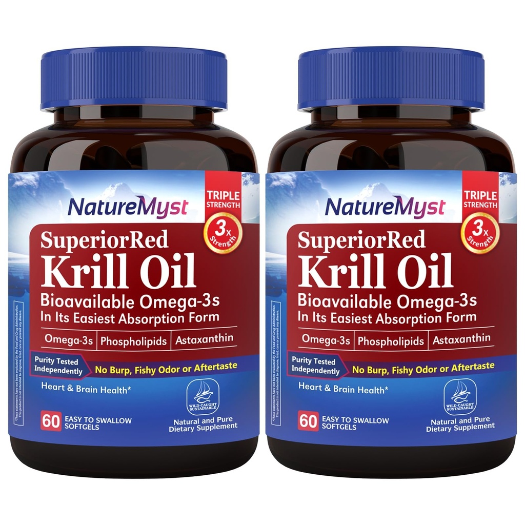 円弧のKrillオイル1000のmgのSoftgels、KrillオイルOmega-3s、EPA、DHA、Astaxanthin及びPhospholipids、中心の健康、120のSoftgels、非GMO、米国でなされるグルテン無し