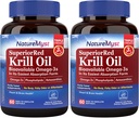 円弧のKrillオイル1000のmgのSoftgels、KrillオイルOmega-3s、EPA、DHA、Astaxanthin及びPhospholipids、中心の健康、120のSoftgels、非GMO、米国でなされるグルテン無し