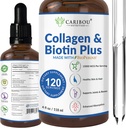 高められた吸収のためのBioPerineの液体のコラーゲン及び液体のBiotin - 10000mcgのコラーゲンの液体及び5000mcgのBiotinの液体-Biotinおよびコラーゲンの補足の女性の4か月の供給のための液体のコラーゲン