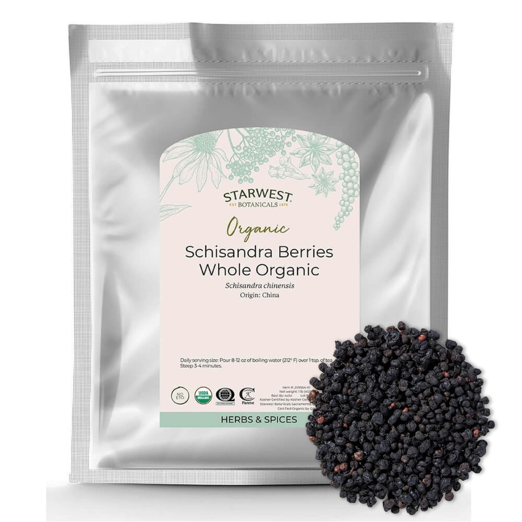 Starwest Botanicals Organic Schisandra Berry 全1ポンド