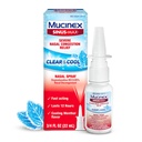 Mucinex Sinus-Max鼻のスプレーのDecongestant、12時間の過カウンターの薬物の鼻のスプレーはSinusの救助、大人のための鼻のDecongestants及びSinusの混雑、冷却のMenthol、0.75 Fl Ozのためのスプレーを乾燥します