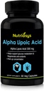 ALAサプリメント – アルファリポ酸300mg | 90ベジーカプセル | 有機抗酸化剤サポート | アルファリポ酸 | アルファリポイコ | アルファリポ酸 | リポ酸 | ALAカプセル