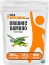 BulkSupplements.comオーガニック竹パウダー - シリカサプリメント、竹のサプリメント - グルテンフリー、250g(8.8オンス)(パッケージ1)