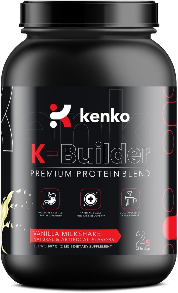 Kenko Essentials K-Builder/Premium Protein Blend (Vanilla)   株式会社 ケンコ