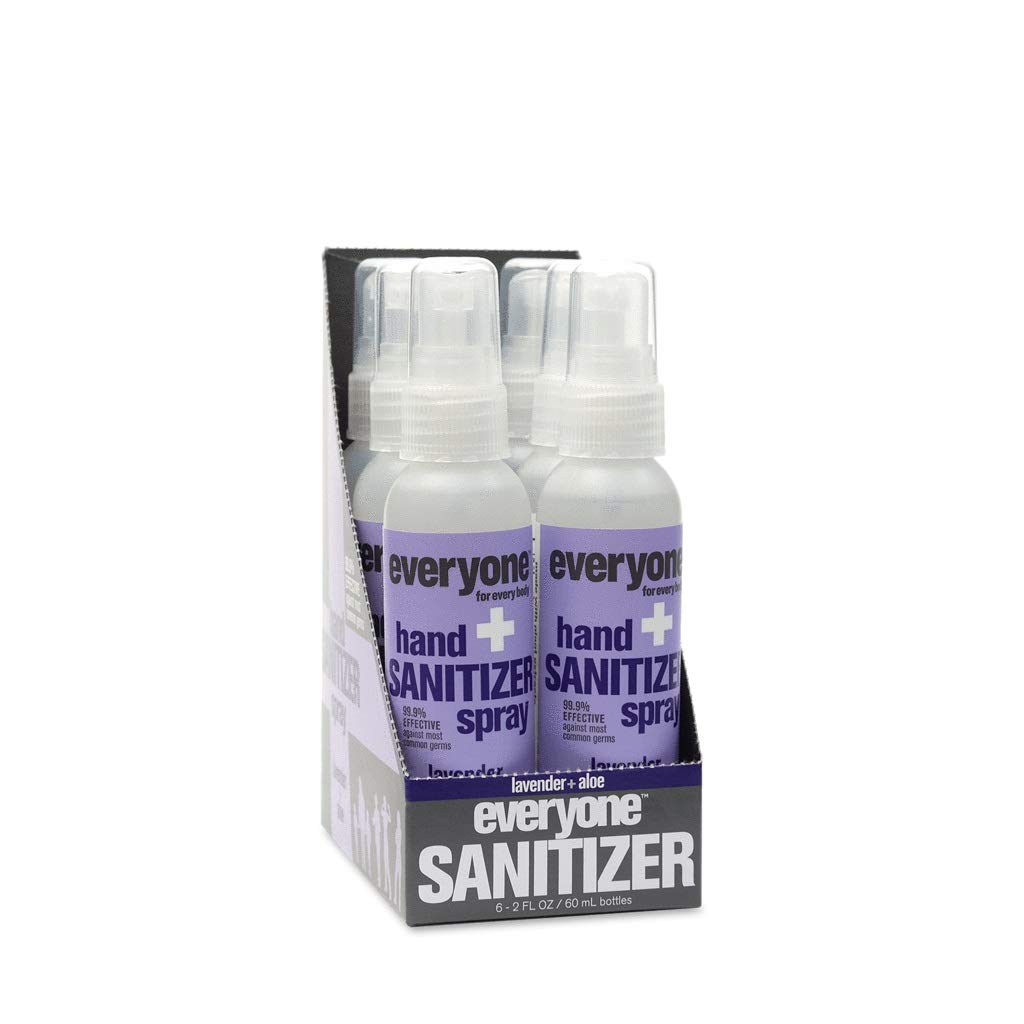 あらゆるボディ手のSanitizerのスプレー、2つのOunce、6の計算のラベンダーおよびアロエ12 Fl Ozのための皆