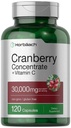 ホアハチクランベリー濃縮エキスピル+ビタミンC | 30,000mg | 120カプセル | トリプル強度究極の効力フォーミュラ | 非GMOとグルテンフリーサプリメント