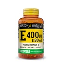 MASONナチュラルビタミンE 180mg(400 IU) - 抗酸化物質とエッセンシャル栄養素、健康な免疫システム、皮膚と目、全身サプリメント、100 Softgels