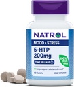 Natrol 5-HTP 200mg の食事療法の補足はバランスの取れた気分、60 時間の解放のタブレット、60 日の供給を支えます
