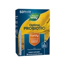 Nature's Way Fortify Optima Probiotic for Men and Women、50 Billion Live Culture、6 Strains、Digestive、Immune Health*、30カプセル(パッケージ5月Vary)