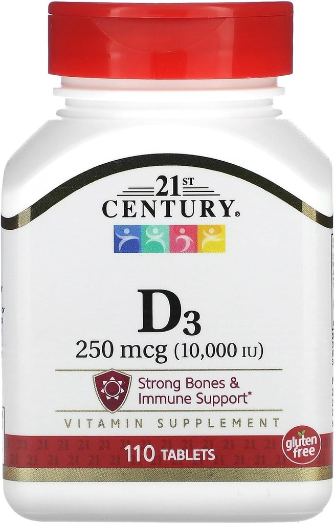 第21世紀D3 10, 000 Iu錠, 110カウント (27504)