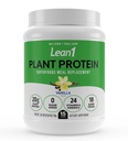 Lean1の植物は蛋白質の粉、食事の取り替え、バニラの味、きれいな蛋白質、15のサービングを基づかせていました