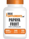 BulkSupplements.comパパイヤフルーツエキスカプセル - カリカパパイヤ、ハーブサプリメント - グルテンフリー、1000mg、サービングあたり2カプセル、240カウント(パッケージ1)