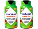 Vitafusion 力 亜鉛 ギーミー ビタミン 2 びん(合計 180 ct)。