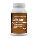 HerbsForever Bijasar(インドのキノの木、Malabarのキノ)-余分な強さ(10:1)のエキス、サービング・レバー サポート及びデトックスの血糖及び純度ごとの4800mgの樹皮の粉へのEquiv.|10%のタンニン|60の野菜のカプセル|800mg