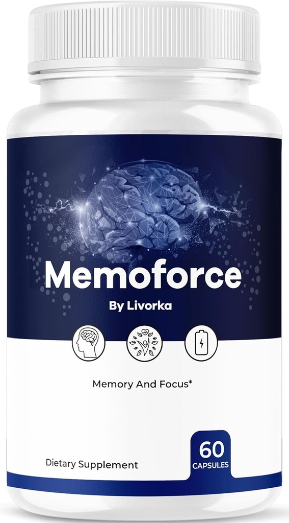 Memoforceの脳の補足 - 公式のMemoforceの報酬の方式の丸薬、健康及び全面的な健康のための高度サポート記憶力の頭脳の補足、Memoforceの検討、1か月のための60のカプセル