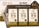 Gangwoninsam] Korean Red Ginseng Extract Pure Daily Stick 30 Count – Contains 6 Year Korean Red Ginseng Extract, Korean Food, Individually Packaged, 0.35 fl. oz (10ml), 3 X 10-Count Box