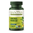 Banyan Botanicals Adrenal Nourish – オーガニックアダプトゲンサプリメント - オーガニックアシュワガンダ、Gokshura&Guduchi* - 90錠 - GMO非、持続的に供給、ビーガン