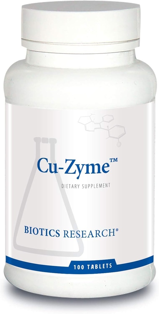 バイオティクスの研究 Cu-Zyme の精油の補足、エネルギー代謝、鉄の吸収、健康な骨、免疫機能 100 のタブレット