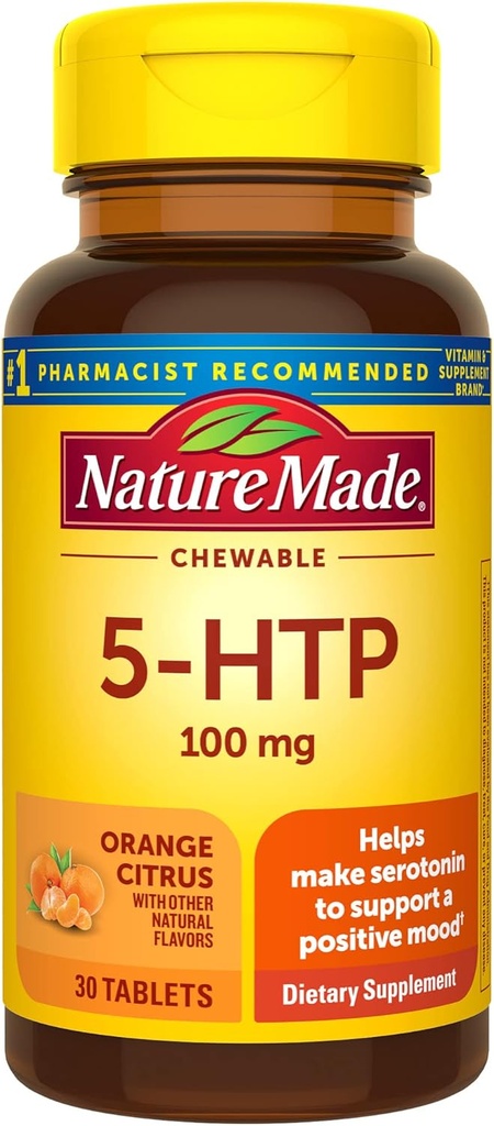 性質はChewable 5HTP 100mg、5-HTPの気分サポート補足、30 5 HTPのChewableタブレット、30日の供給をしました