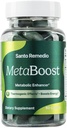 Santo Remedio MetaBoost、栄養補助食品、メタボリックエンハンサーマ、Calorie Burn、Green Tea(Thermogenic)、Chromium、Calcium、60錠、ベジタリアン