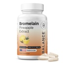 バランスブレインBromelain 500mgカプセル - 2400 GDUパイナップル抽出物は、共同サポート、自然保護サポート、および健康な消化のためのサプリメント - 180 カプセルは、米国製