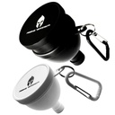 小型・大型2パック | ポータブルプロテインパウダーウォーターボトルファンネル | プレワークアウト、BCAAの、プロテインパウダーに最適 | キーホルダーウォーターボトル サプリメント 容器 to Go