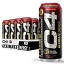 セルクア C4 Ultimate x WWE | プレワークアウトシュガーフリーエナジードリンク | 300mgカフェイン+ティークリン+ダイナミンによるトライ刺激体験 | ベリーパワー爆弾 | 16oz (パック12)