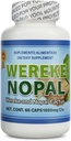 Wereke & Nopal カプセル – 60 カウント (1000 mg 各) – 天然ハーブ サプリメント – 伝統的なメキシコのブレンド – サポート全体的なウェルネス & バランス – Lo + Natural