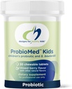 健康のProbioMedの子供のChewable Probioticのための設計-子供のための10b CFUの腸及び免疫サポート-Lactobacillus、Bifidobacterium + Saccharomyces boulardii - おいしいベリー味(30錠)
