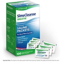 SinuCleanseはSinusのリンスおよびNasalの潅漑システム、米国、全自然、薬剤の等級およびPHのバランスをとられたでなされる100の計算のためのサライン パケットを事前混合しました